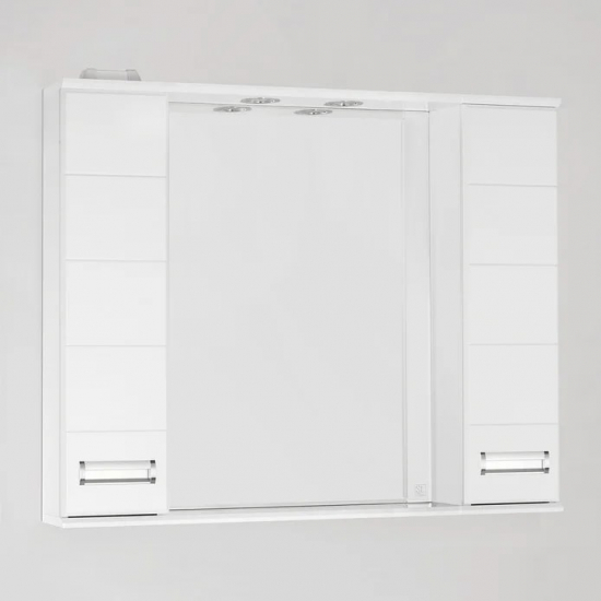 Зеркало-шкаф STYLE LINE Ирис 100/С белый