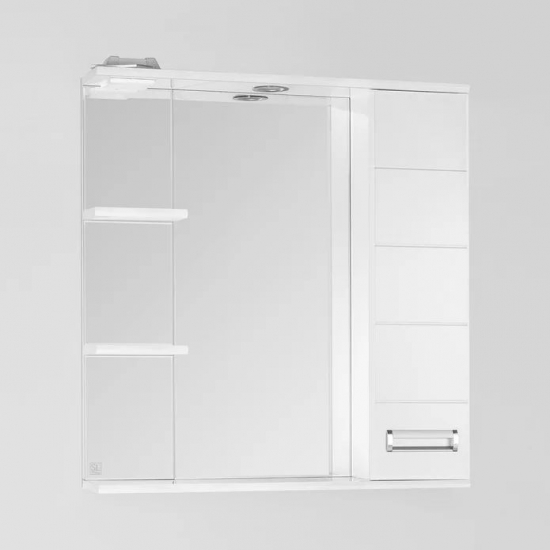 Зеркало-шкаф STYLE LINE Ирис 75/С белый
