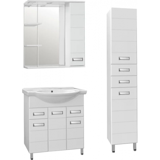 Зеркало-шкаф STYLE LINE Ирис 75/С белый