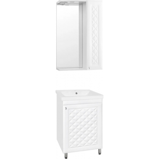 Зеркало-шкаф STYLE LINE Канна 50/С Люкс, с подсветкой