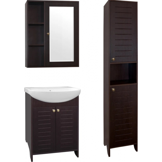 Зеркало-шкаф STYLE LINE Кантри 65 венге