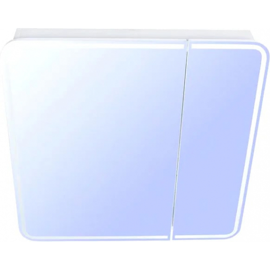 Зеркало-шкаф STYLE LINE Каре 80 с подсветкой