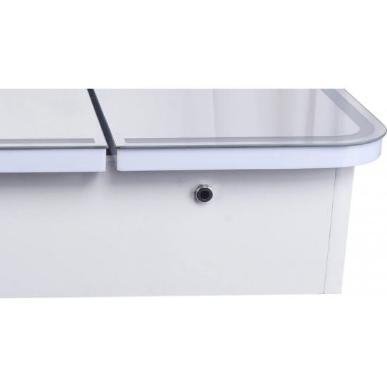 Зеркало-шкаф STYLE LINE Каре 80 с подсветкой