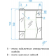 Зеркало-шкаф STYLE LINE Лилия 55/С с подсветкой