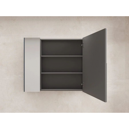 Зеркало-шкаф STYLE LINE Лима 100x70, графит