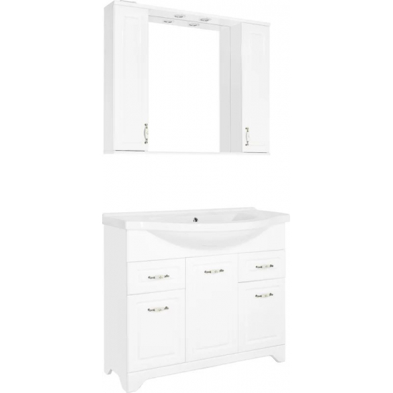 Зеркало-шкаф STYLE LINE Олеандр-2 1000/С с подсветкой