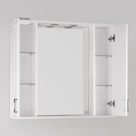 Зеркало-шкаф STYLE LINE Олеандр-2 90/С с подсветкой