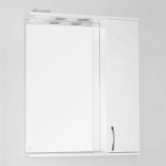 Зеркало-шкаф STYLE LINE Панда 65/С с подсветкой, Фьюжн