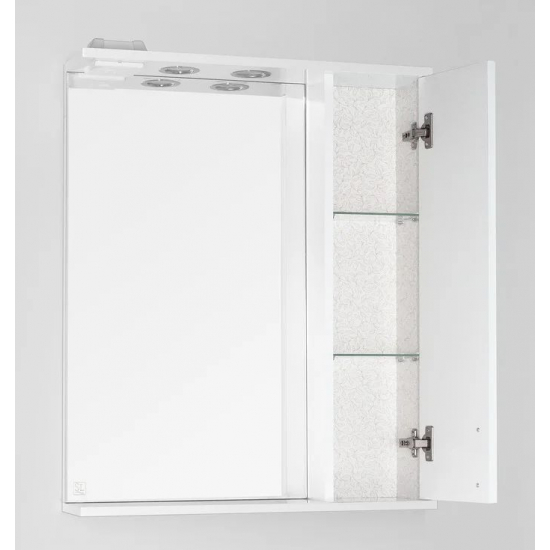 Зеркало-шкаф STYLE LINE Панда 65/С с подсветкой, Фьюжн