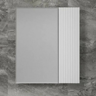 Зеркало-шкаф STYLE LINE Стокгольм 60, белый рифленый софт