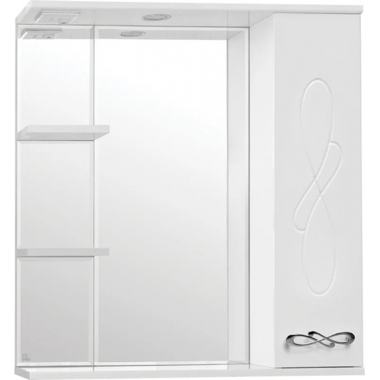 Зеркало-шкаф STYLE LINE Венеция 75/С с подсветкой