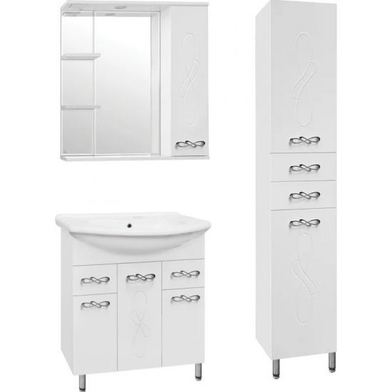 Зеркало-шкаф STYLE LINE Венеция 75/С с подсветкой