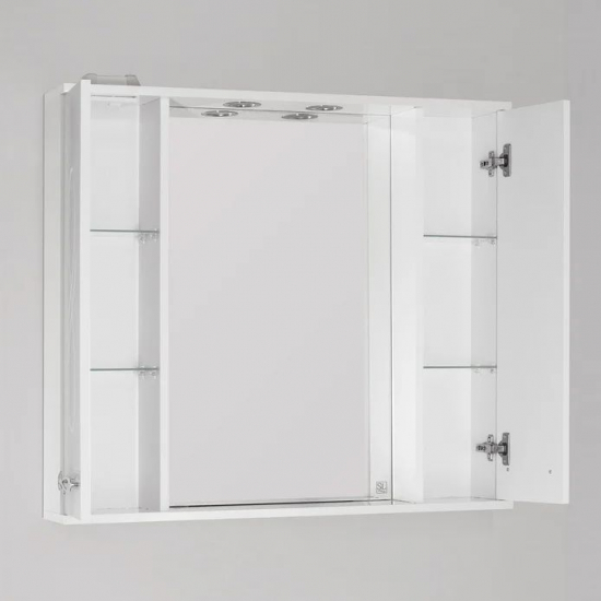 Зеркало-шкаф STYLE LINE Венеция 90/С с подсветкой