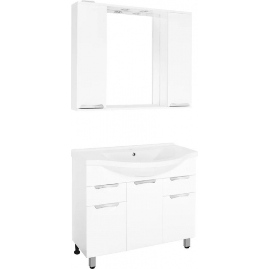 Зеркало-шкаф STYLE LINE Жасмин 1000/С с подсветкой