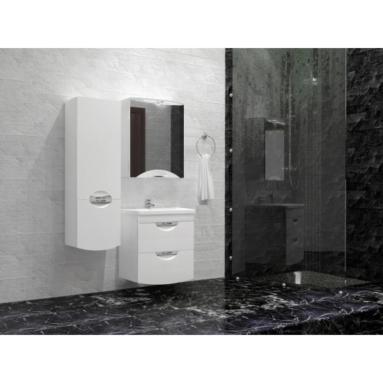 Зеркало-шкаф STYLE LINE Жасмин-2 500/С Люкс с подсветкой