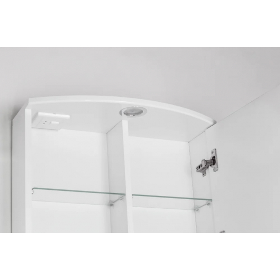 Зеркало-шкаф STYLE LINE Жасмин-2 500/С Люкс с подсветкой