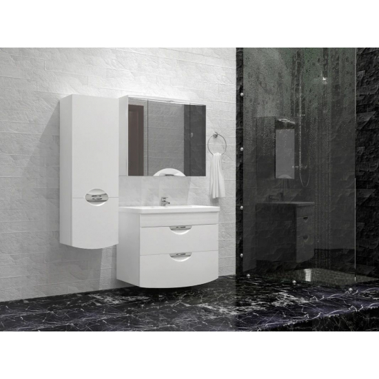 Зеркало-шкаф STYLE LINE Жасмин-2 800/С Люкс с подсветкой