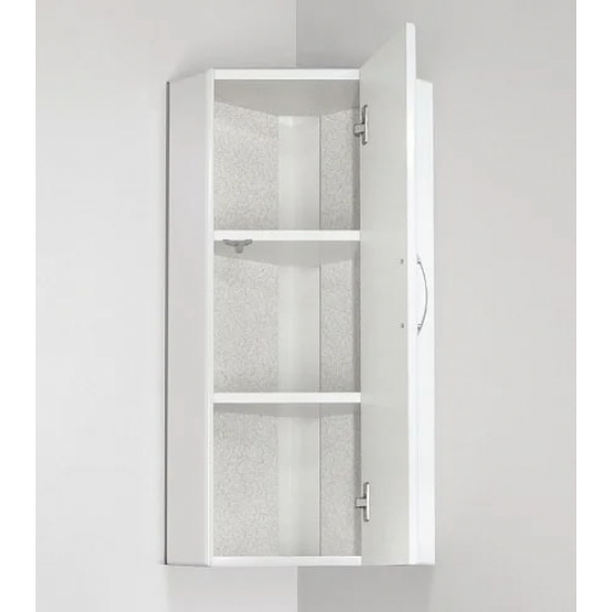 Зеркало-шкаф угловой STYLE LINE Эко Стандарт 30 белый