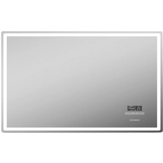 Зеркало VIGO Geometry Media 120 с подсветкой, антизапотеванием