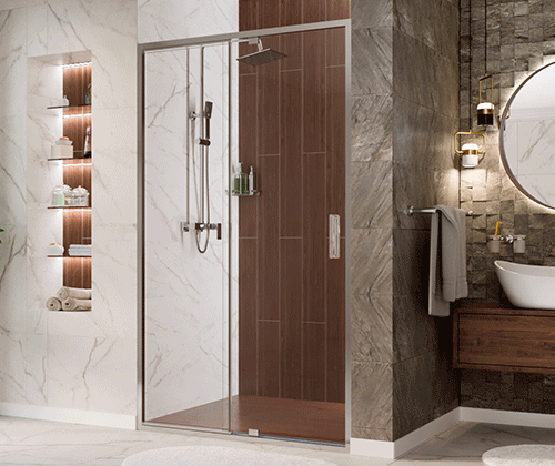 Душевая дверь в нишу WASSERKRAFT Berkel 48P05 120x200