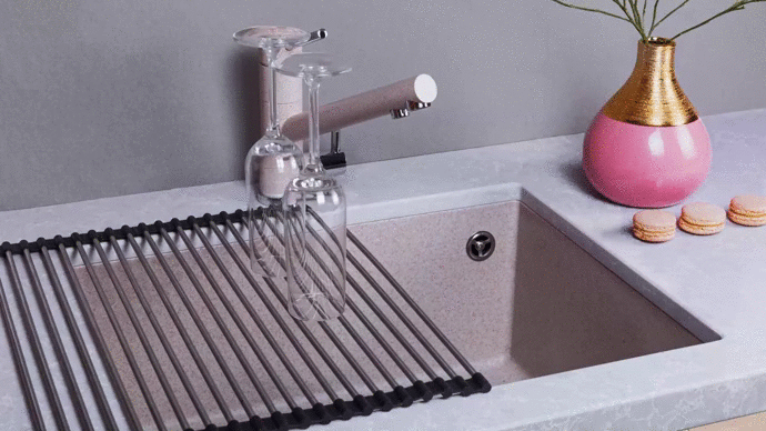 Сушилка OMOIKIRI ROLL-01 IN 4997003 складная, нержавеющая сталь